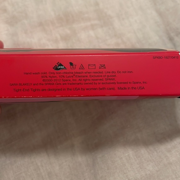 SPANX, Tight-End Tights, Patterned-Coil Stripe, Black, size B, NEW! NEW! NEW!!!! - Picture 8 of 8